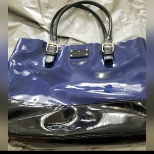 Kate Spade Blue and Black Tote Bag